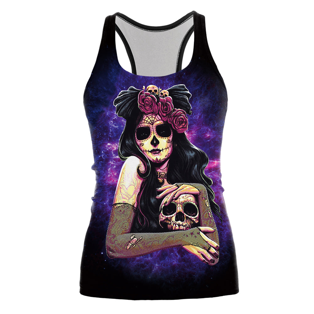 Halloween Spooky O-Neck Cami Top – Stylish & Comfortable