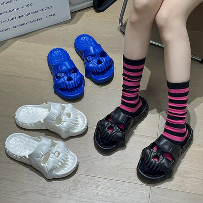 Pantuflas de Halloween para mujer: sandalias de interior de EVA antideslizantes con suela gruesa para mayor comodidad