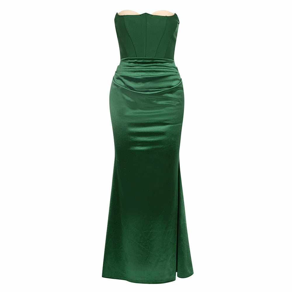 green maxi dress www.hotfashionista.com