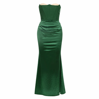 green maxi dress www.hotfashionista.com