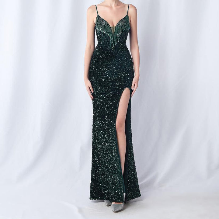 Peyton Sequin Summer Maxi Dress - Hot fashionista