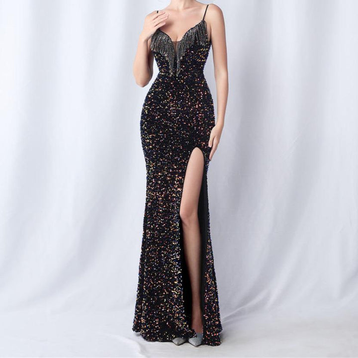 Peyton Sequin Summer Maxi Dress - Hot fashionista