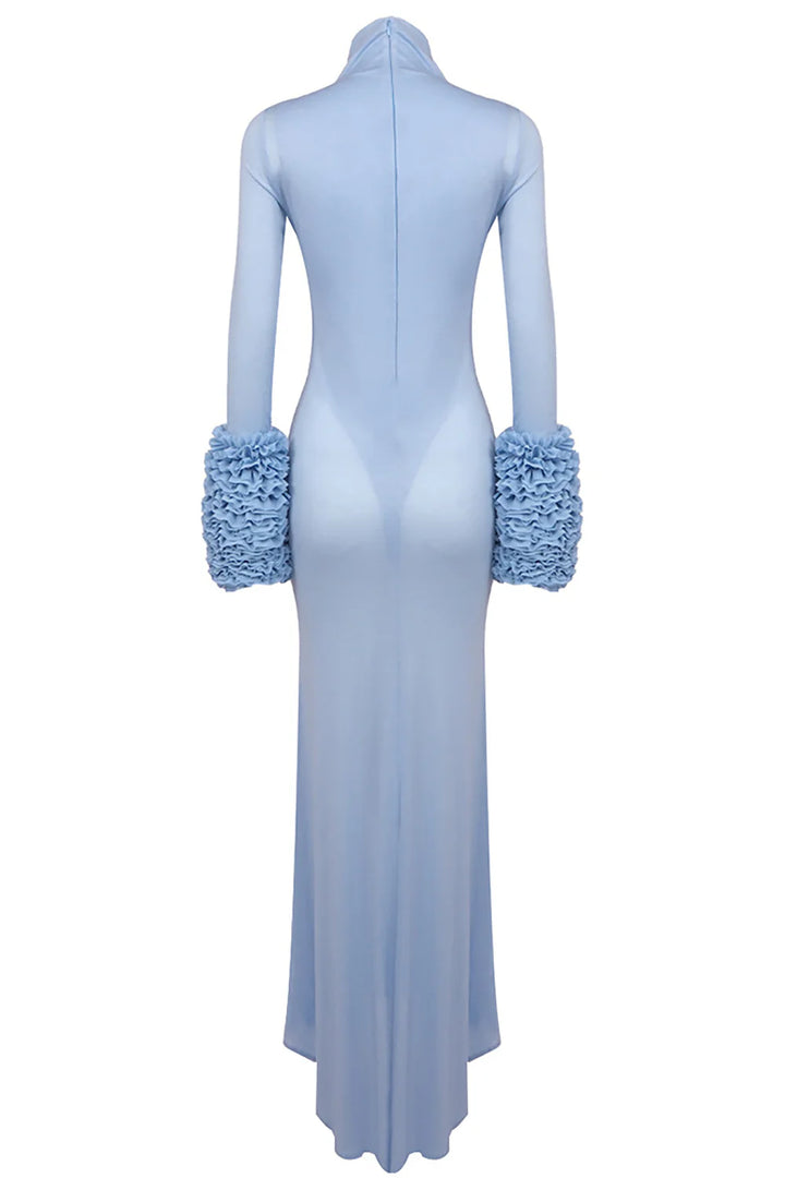 light blue maxi dress www.hotfashionista.com