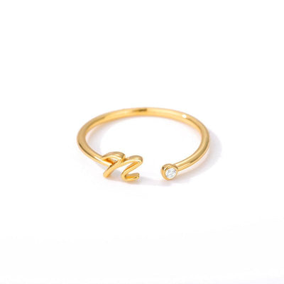 Emory Trinity Alphabet Ring - Hot fashionista