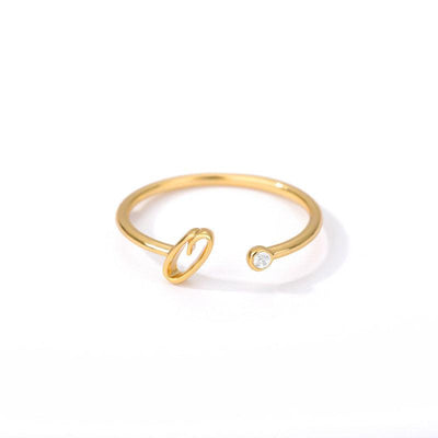 Emory Trinity Alphabet Ring - Hot fashionista