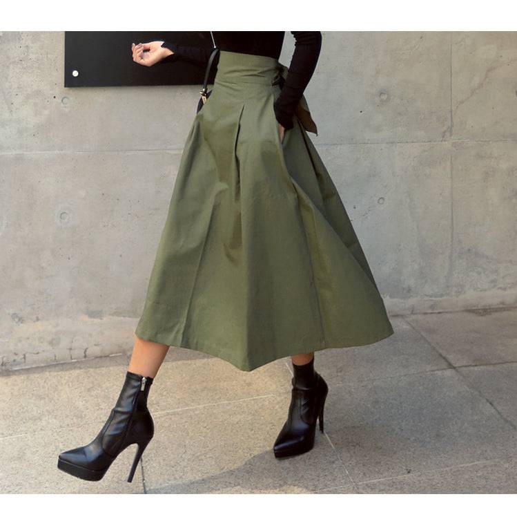 Wild High Waist Bow Slim Skirts - Hot fashionista