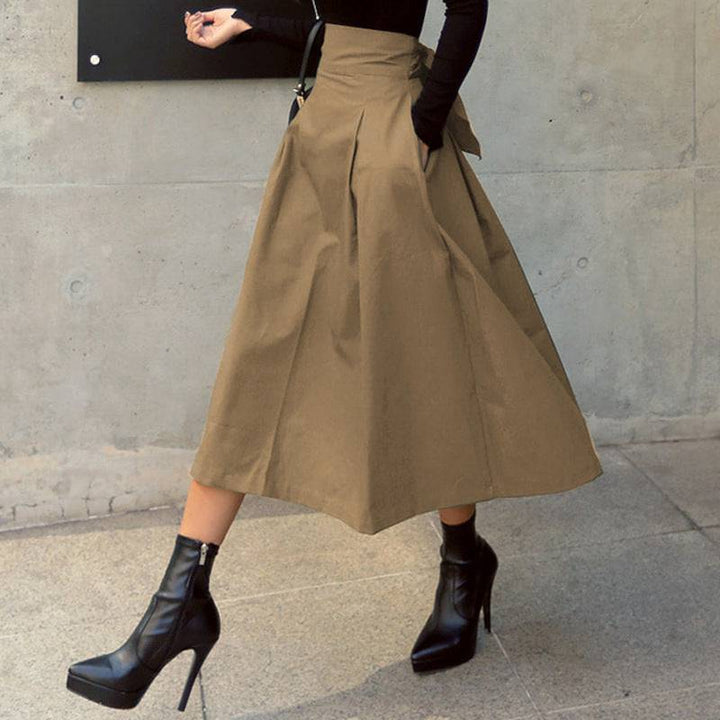 Wild High Waist Bow Slim Skirts - Hot fashionista