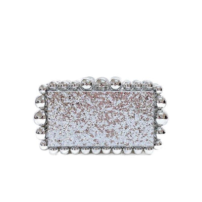 Women Clear Acrylic Box Evening Clutch Bag