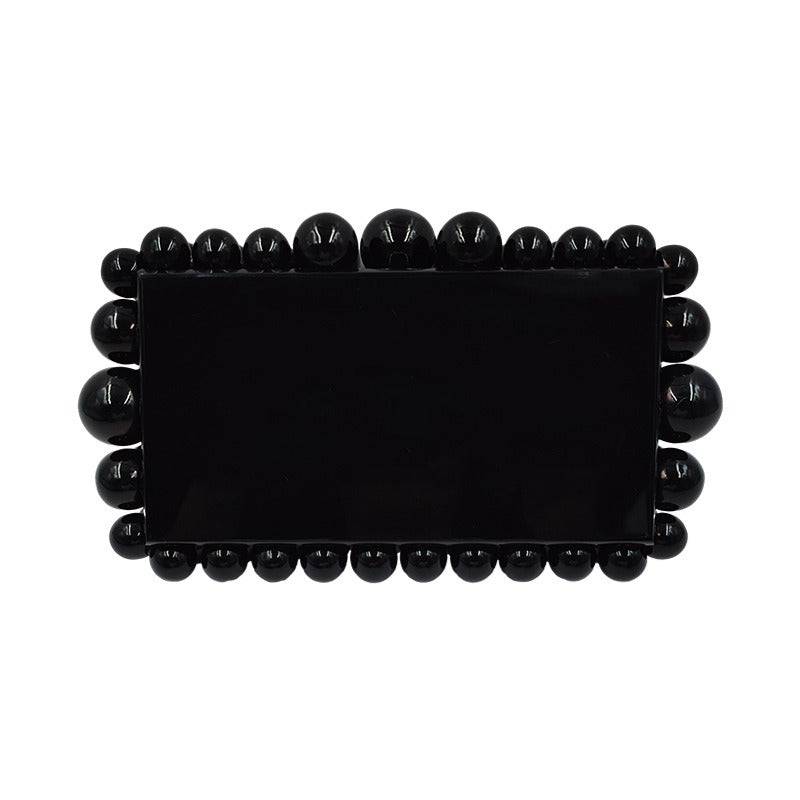 Women Clear Acrylic Box Evening Clutch Bag