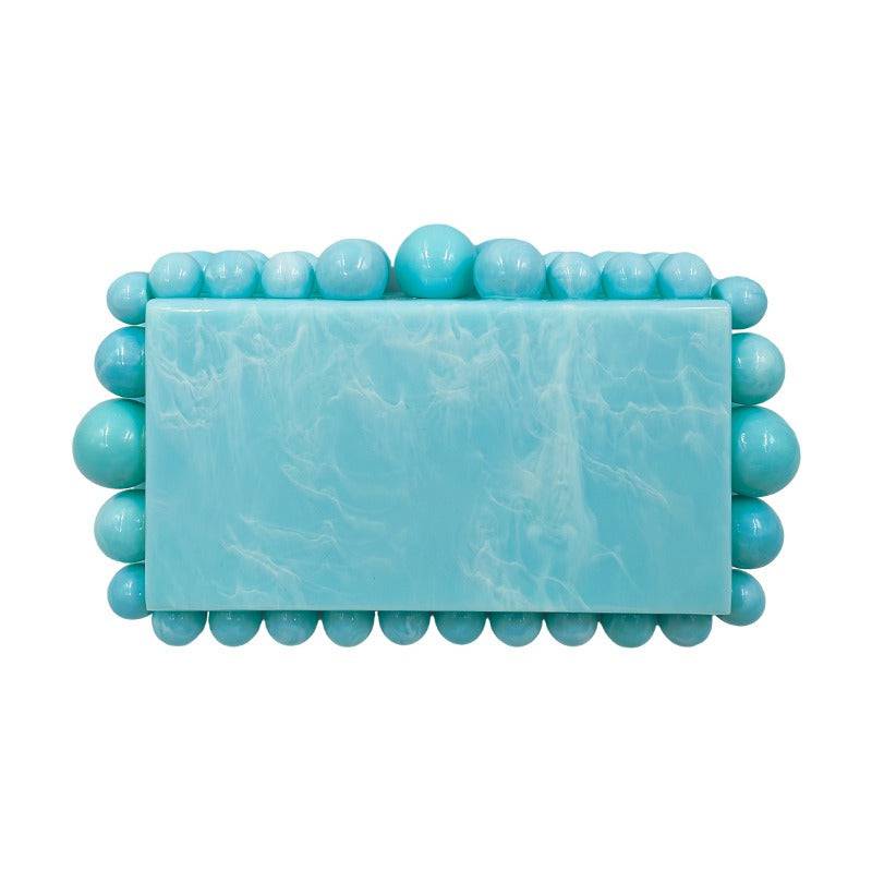 Women Clear Acrylic Box Evening Clutch Bag