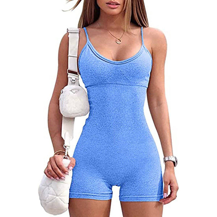 hanna tight fitting shorts jumpsuit - Hot fashionista