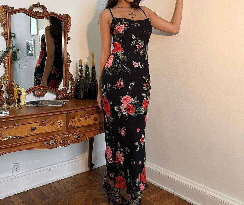 Amanda floral maxi dress - Hot fashionista