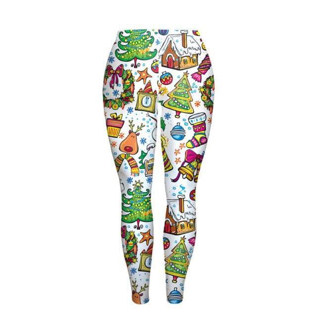 Women Christmas Leggings - Hot fashionista