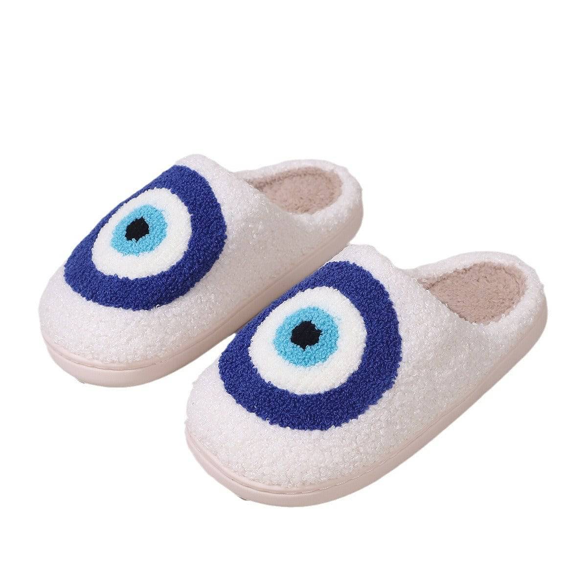 Warm and comfortable winter cotton slippers for couples, indoor cotton slippers with thick soles and soft soles, thickened anti