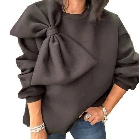 Women's shirt with elegant bow - Hot fashionista