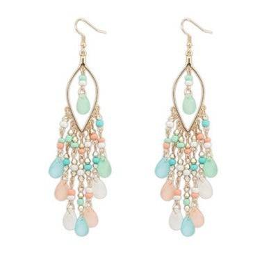 Temperament Bohemian exaggerated fashion droplet tassels long earrings for women's accessories - Hot fashionista