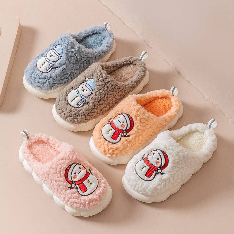 Cute Snowman Slippers Thick-Soled Anti-slip - Hot fashionista