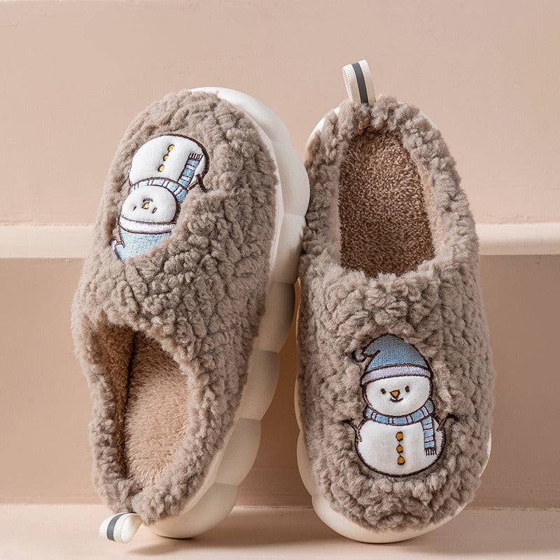 Cute Snowman Slippers Thick-Soled Anti-slip - Hot fashionista