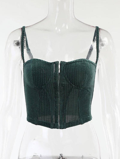 Yasmin Corduroy Corset Top