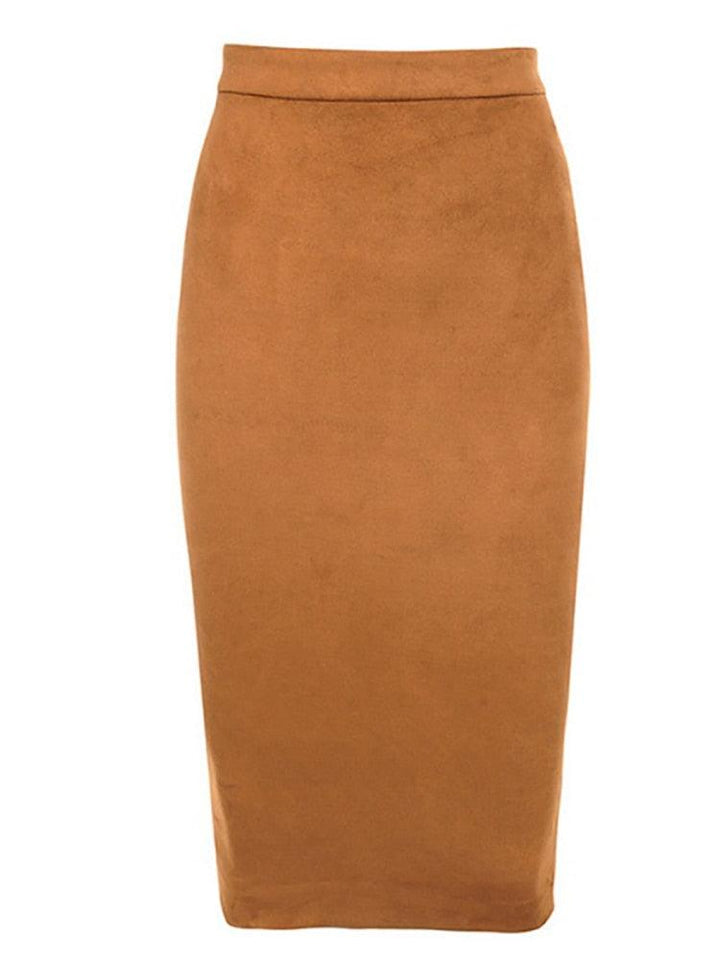 Joslyn Zipper Back Pencil Skirt - Hot fashionista