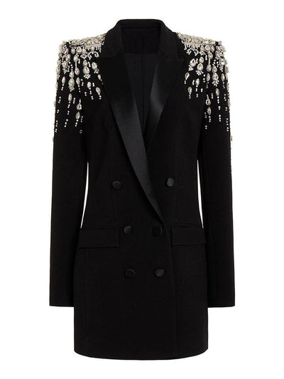 Bettina Beaded Long Blazer Dress