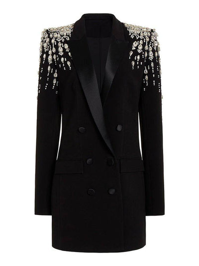 Bettina Beaded Long Blazer Dress