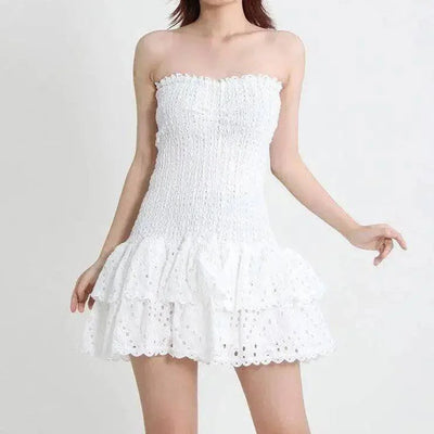 white mini dress www.hotfashionista.com