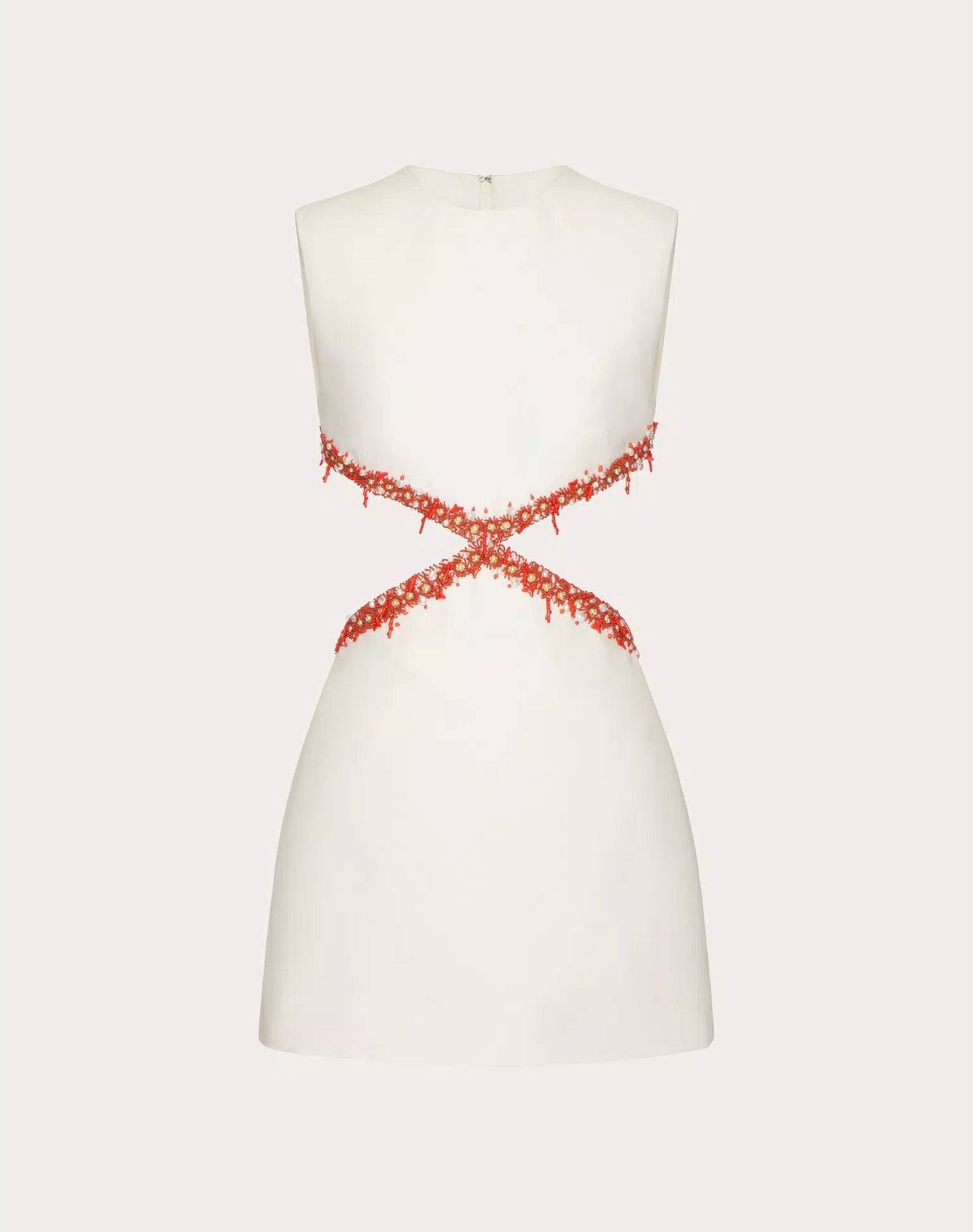 Betsy Hollow Waist Embroidered Mini Dress