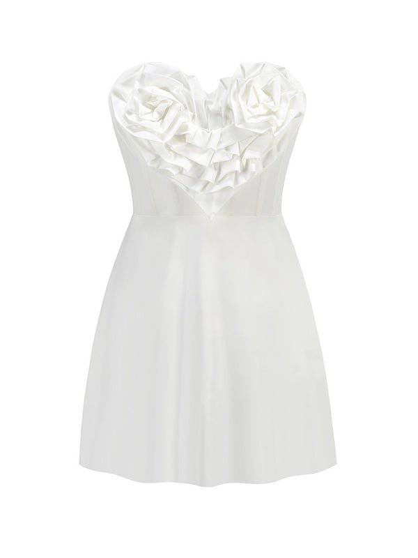 Charley Strapless Heart Shape Embellished Mini Dress - Hot fashionista