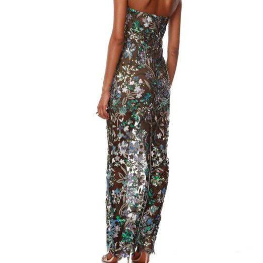 Dakota Strapless Floral-Embroidered Maxi Dress - Hot fashionista