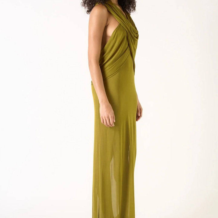 Dayna Strapless Cross Two Way Hooded Tulle Maxi Dress - Hot fashionista