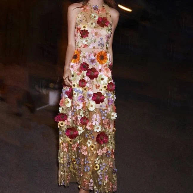 floral maxi dress www.hotfashionista.com