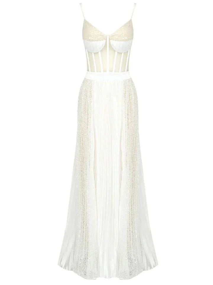 white maxi dress www.hotfashionista.com