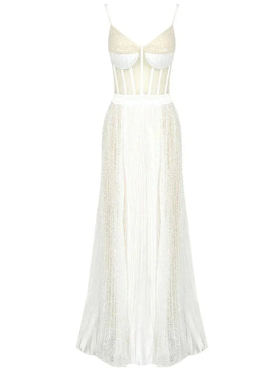 white maxi dress www.hotfashionista.com