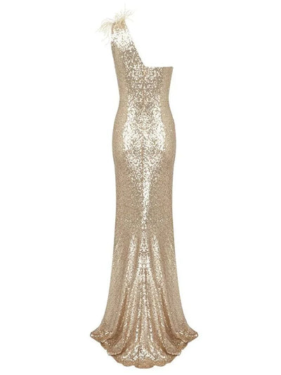 gold maxi dress www.hotfashionista.com