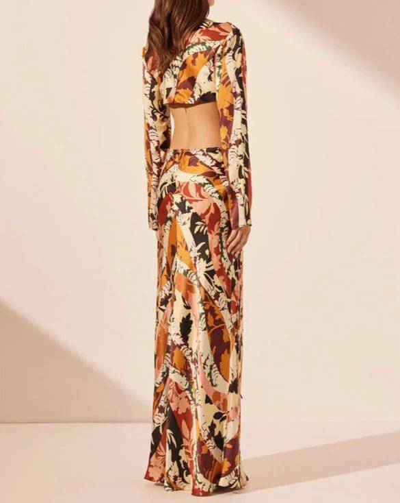 Lily Floral Print Cut-out Maxi Dress - Hot fashionista