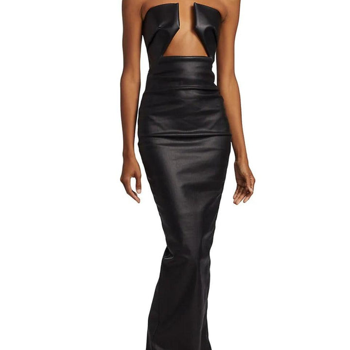 Marian Prong Metallic Strapless Dress - Hot fashionista