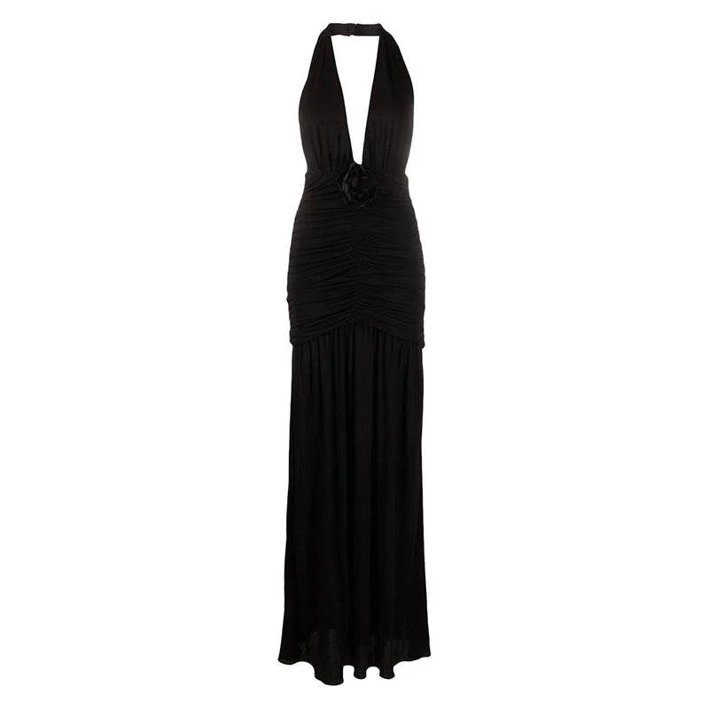 black maxi dress www.hotfashionista.com