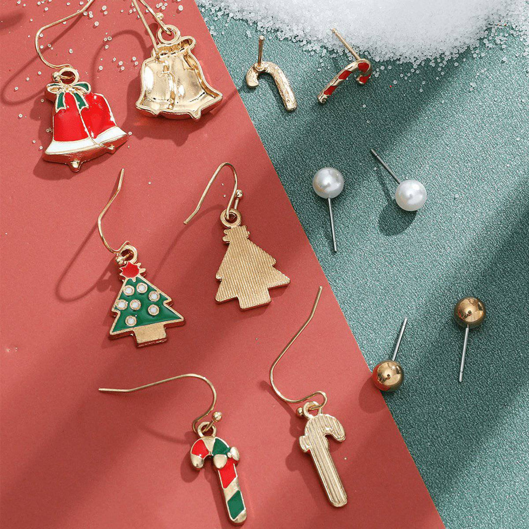 Lynda 6-pieces Assorted Christmas Earrings Set - Hot fashionista