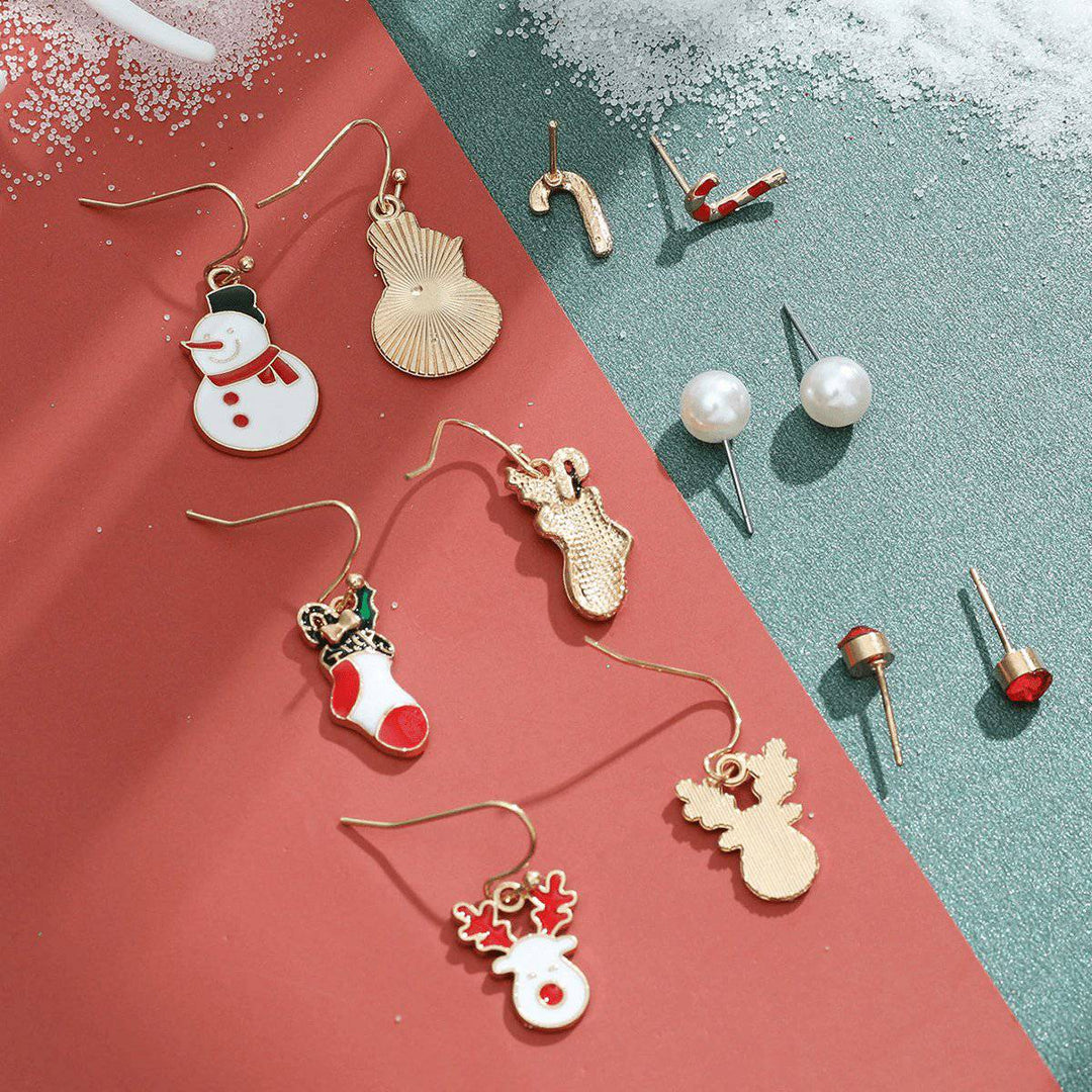 Lynda 6-pieces Assorted Christmas Earrings Set - Hot fashionista