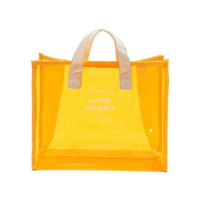 Isabel Transparent Beach Tote Bag