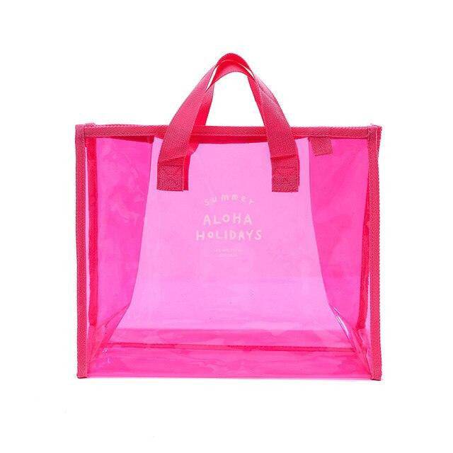 Isabel Transparent Beach Tote Bag