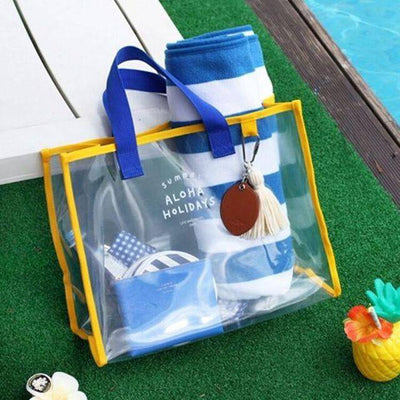 Isabel Transparent Beach Tote Bag