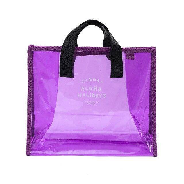 Isabel Transparent Beach Tote Bag