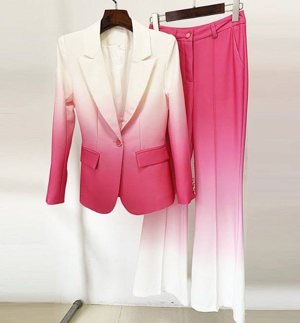 Conjunto de pantalón bicolor Maeve 