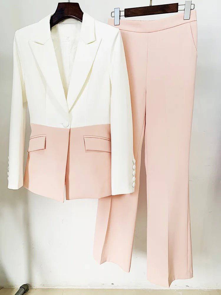 Maeve Two-tone Pants Set - Hot fashionista