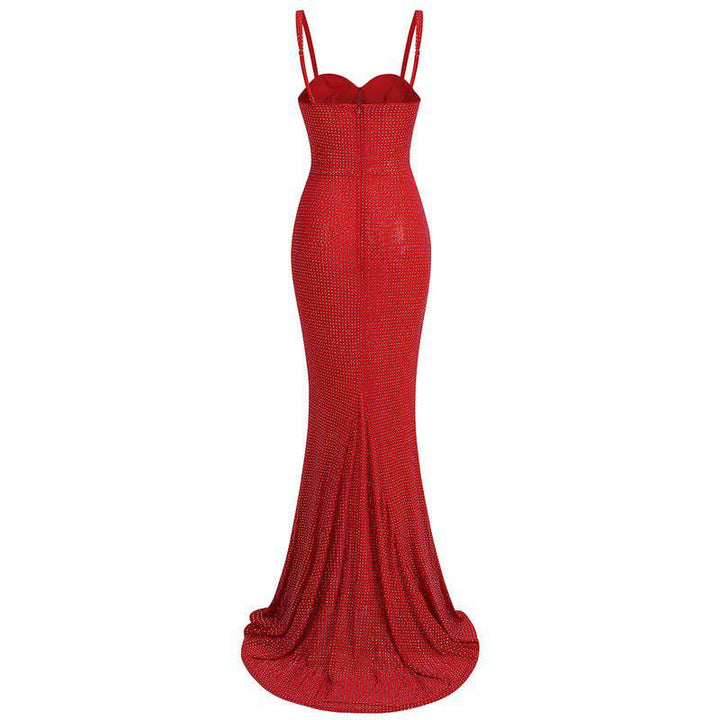 Xena Embellished Corset Fishtail Evening Dress - Hot fashionista