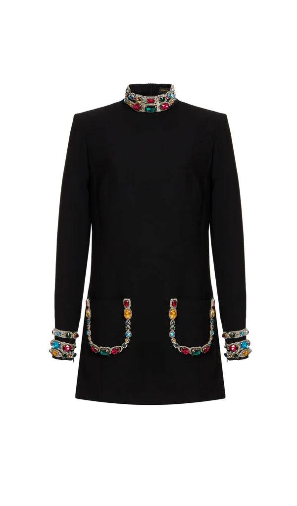 Jana Bead-embroidered Mini Dress - Hot fashionista