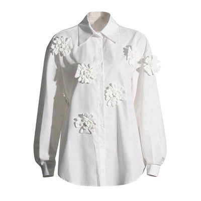 Blusa con detalle de flores Jaz