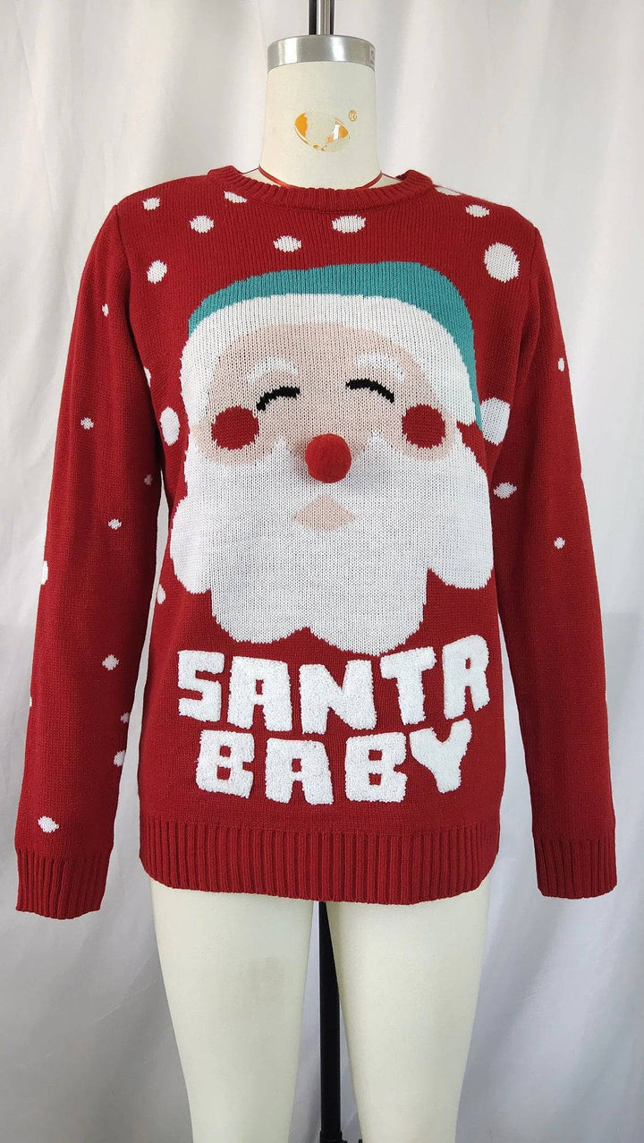 Celeste SANTA BABY Loose Sweater - Hot fashionista